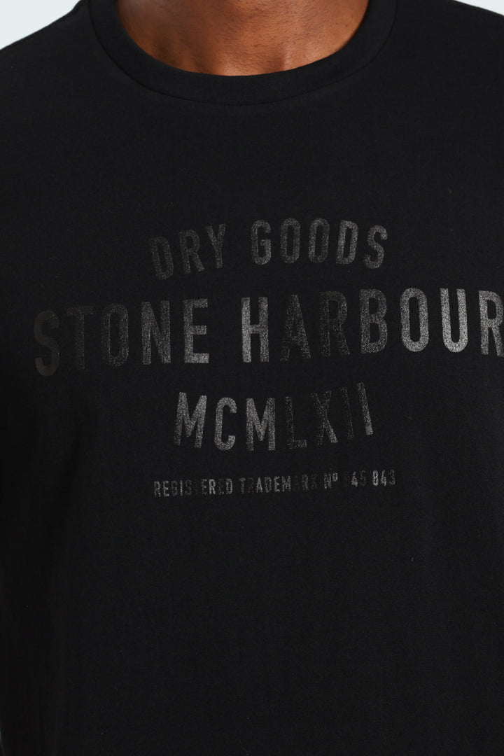 Dry Goods Print Tee - Black