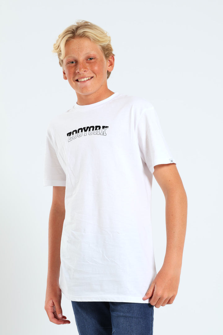 Boys Flock T-Shirt - White