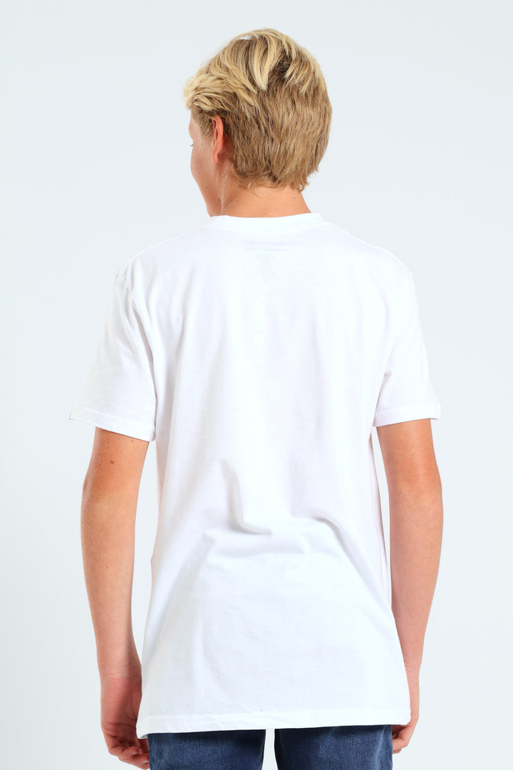 Boys Flock T-Shirt - White