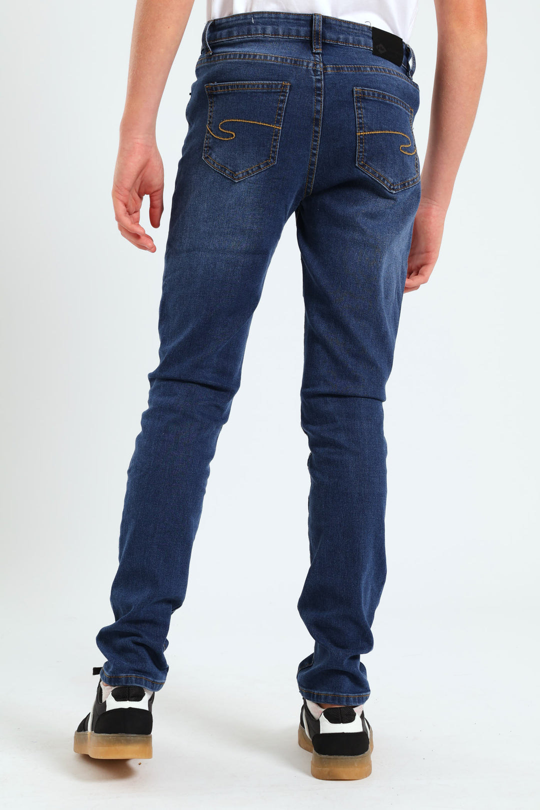 Boys Dark Wash Rem Denim - Dark Indigo