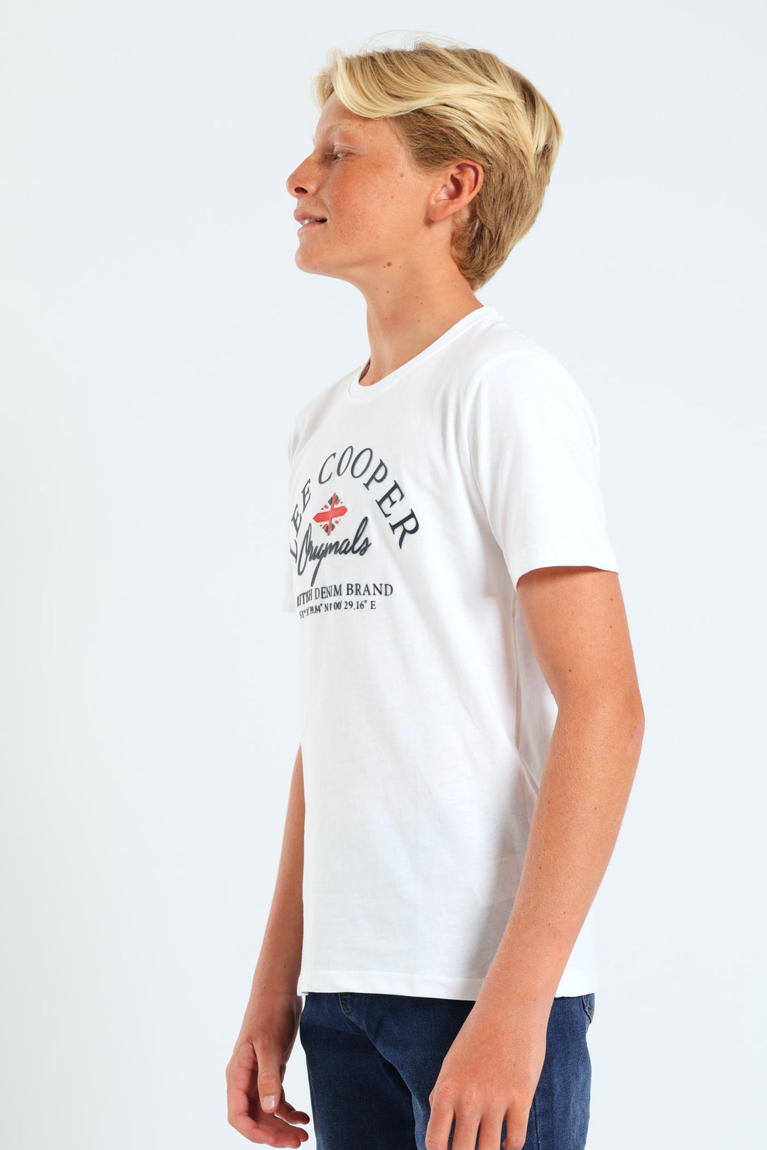 Boys Theo Tee - White