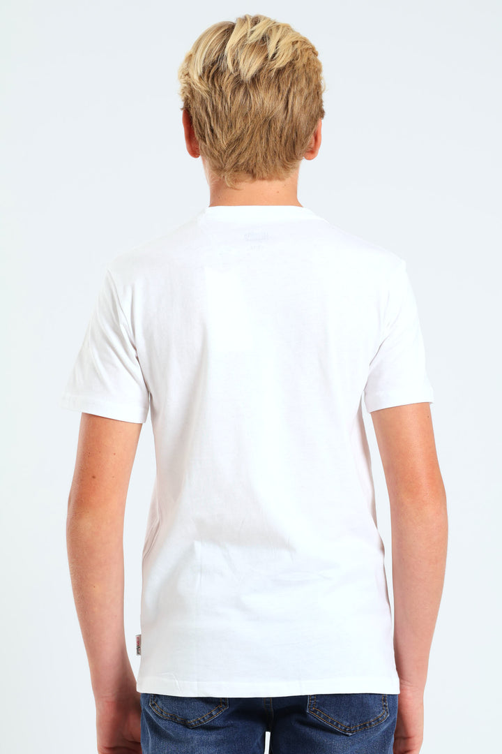 Boys Theo Tee - White