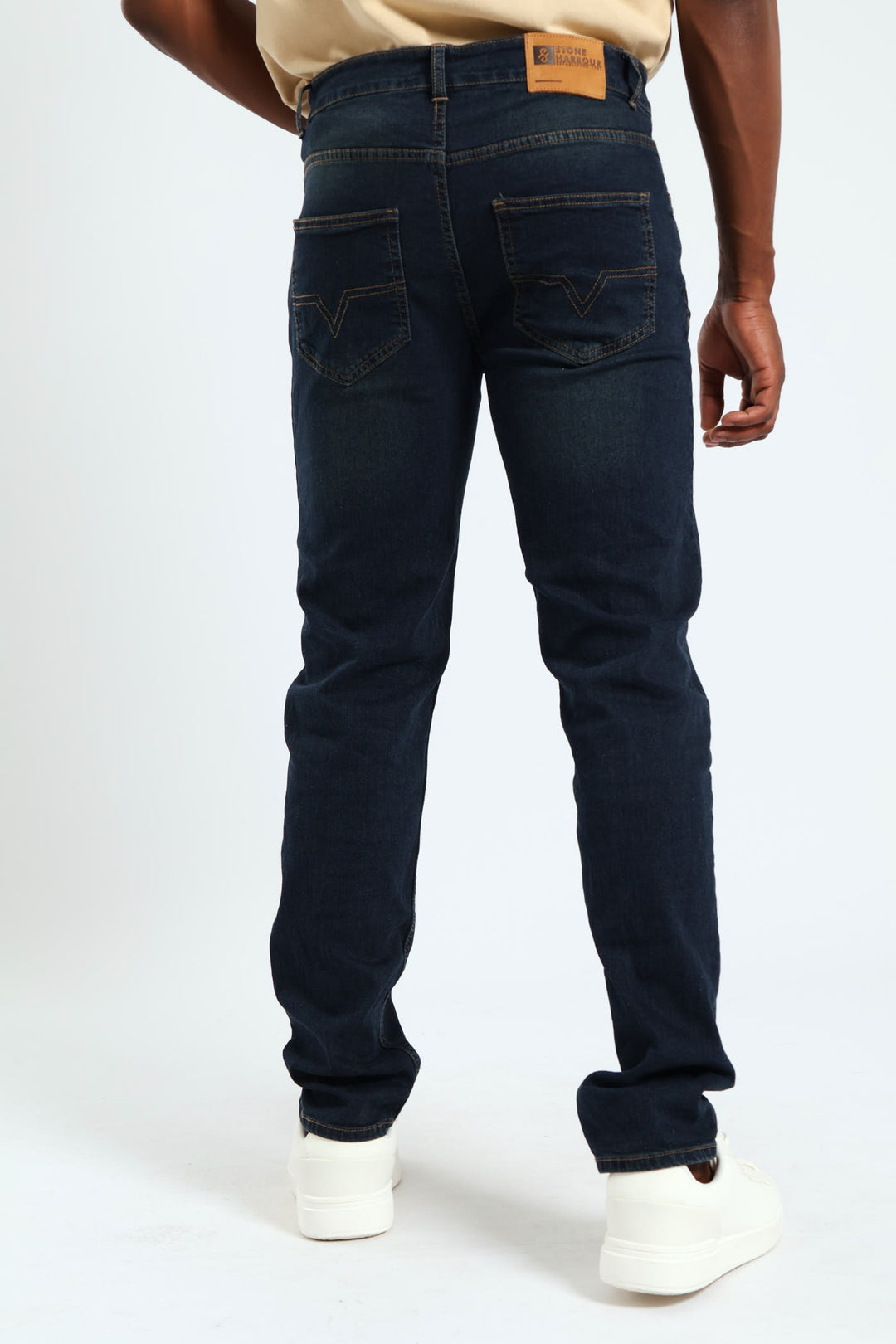 Worn In Skinny Denim Jean - Dark Wash