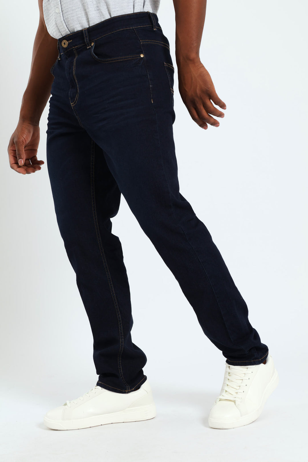 Slim Fashion Denim Jean - Blue/Black