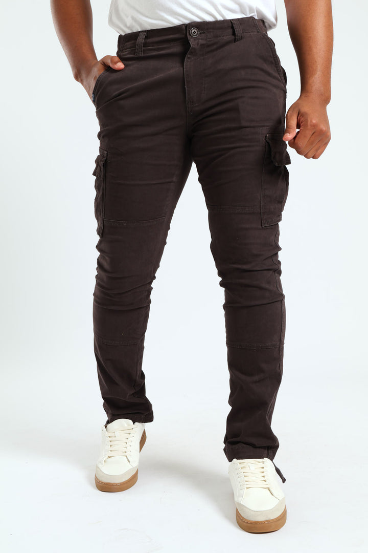 Stretch Twill Cargo Pants - Charcoal