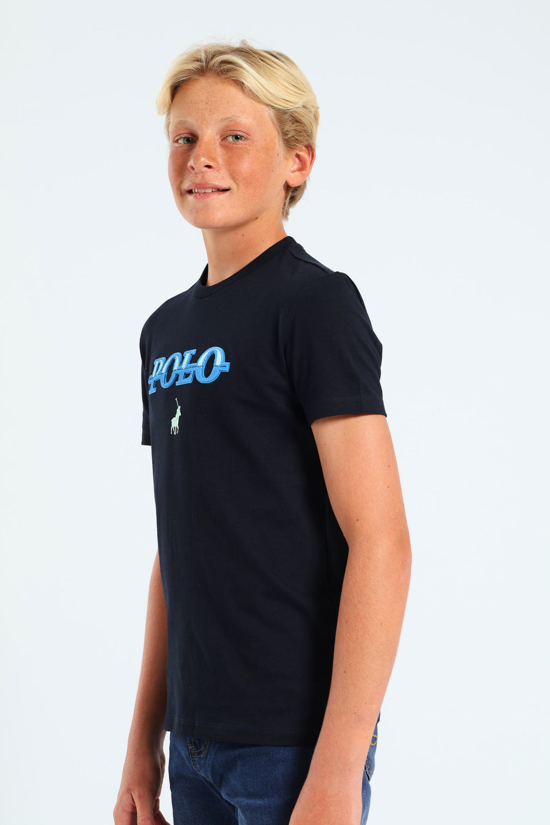 Boys Trent Tee - Navy