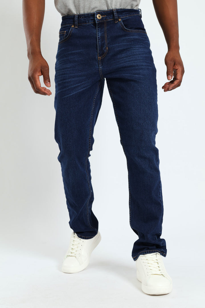 Slim Stretch Denim Jean - Dark Wash