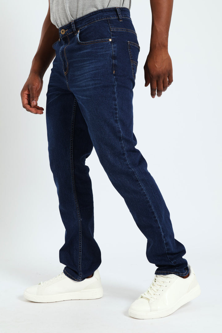 Slim Stretch Denim Jean - Dark Wash