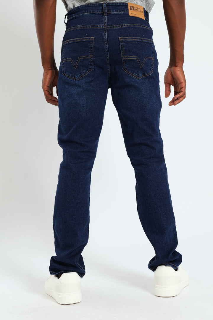 Slim Stretch Denim Jean - Dark Wash