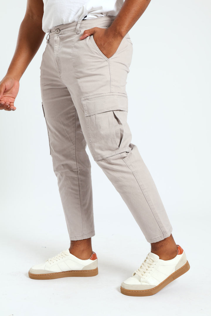 Cuffed Trouser - Grey