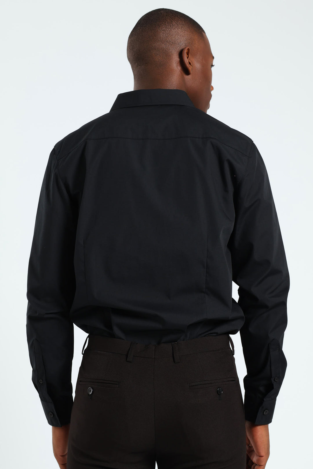 Easy Care Long Sleeve Shirt - Black