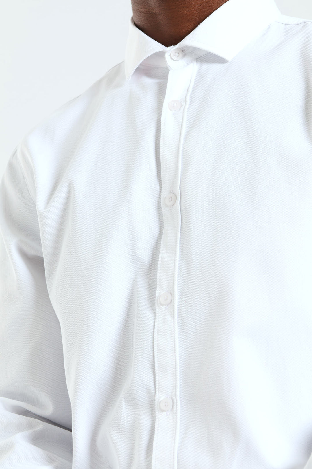 Textured Shirt - White