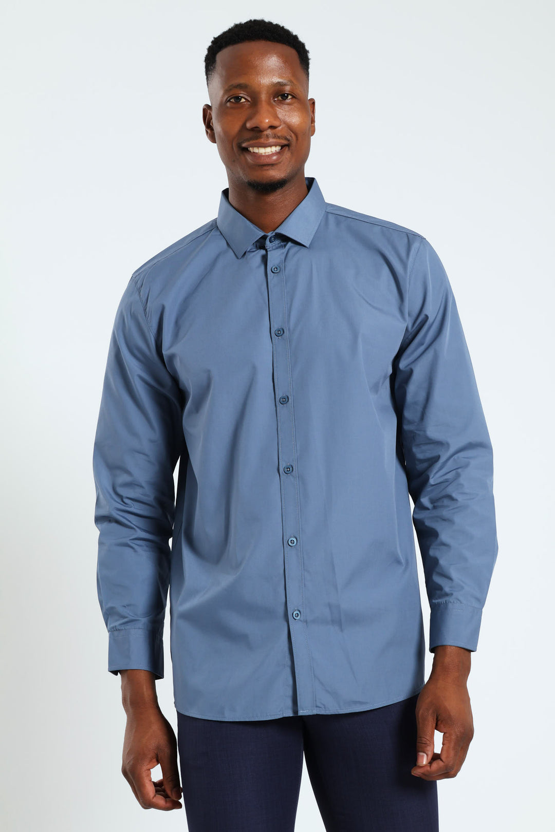 Easy Care Long Sleeve Shirt - Petrol