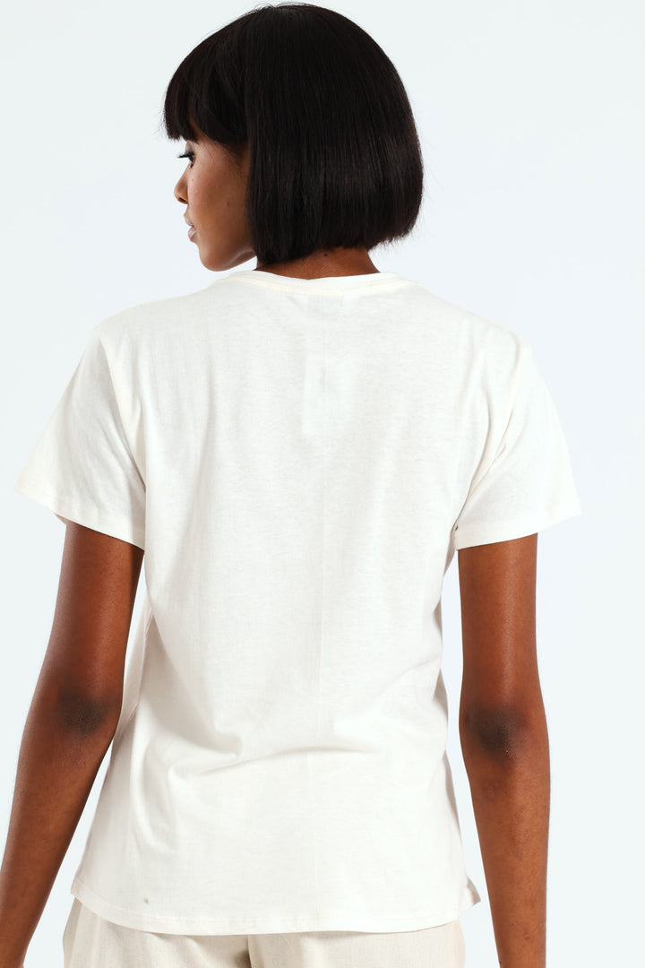 Frais Fruit Tee - Ivory