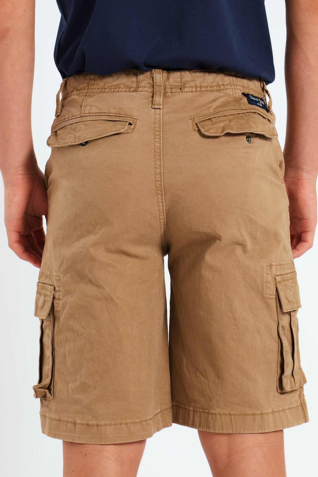 Pre-Boys Cargo Shorts - Stone