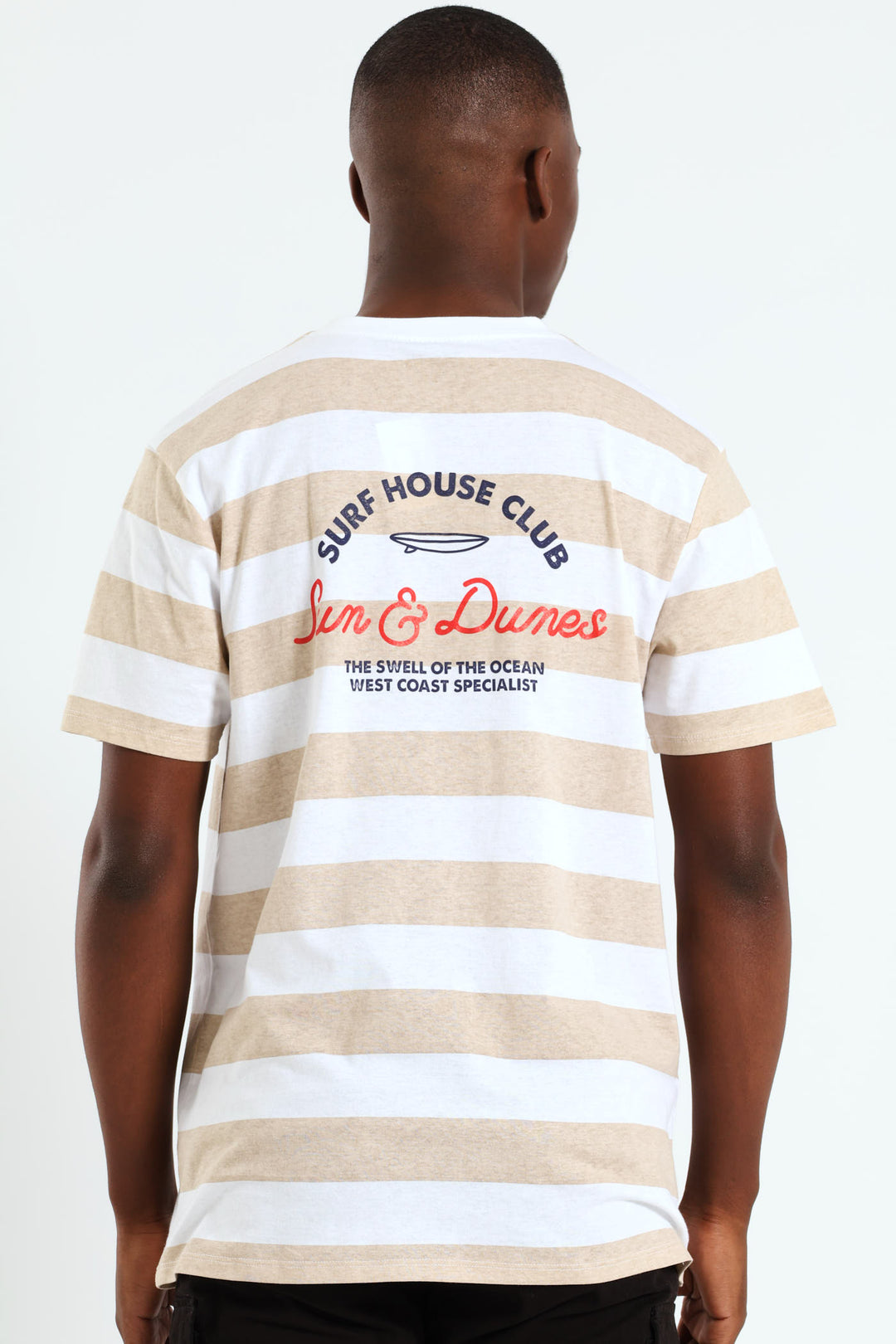 Stripe Surf T-Shirt - Stone