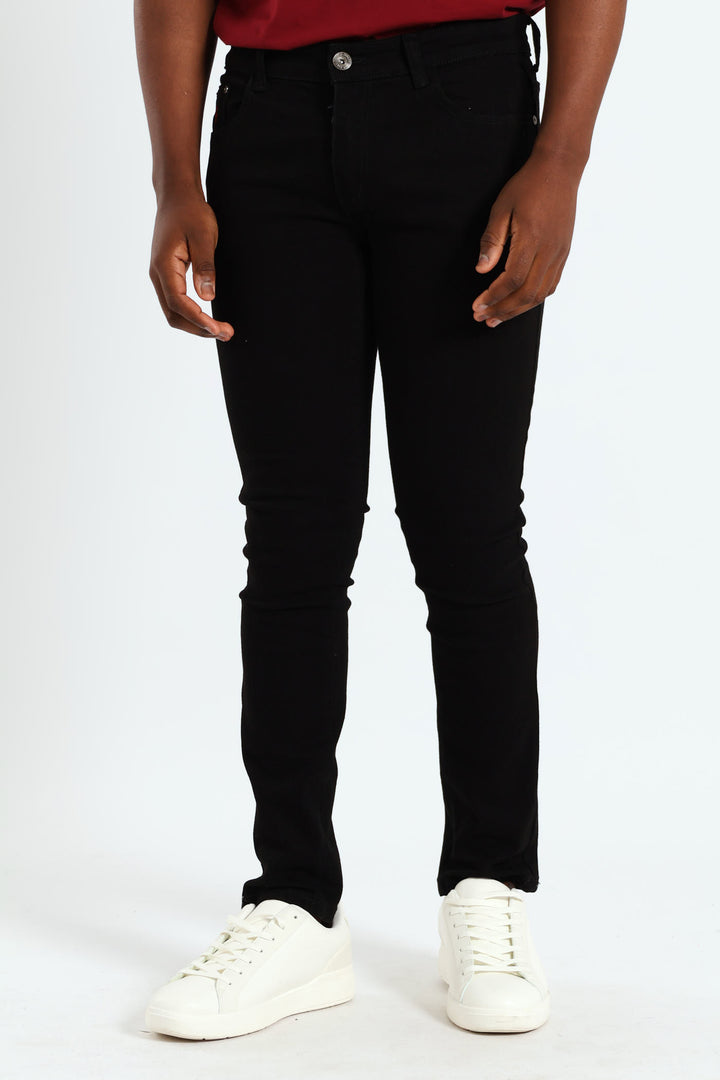 Strikers Skinny Denim - Black