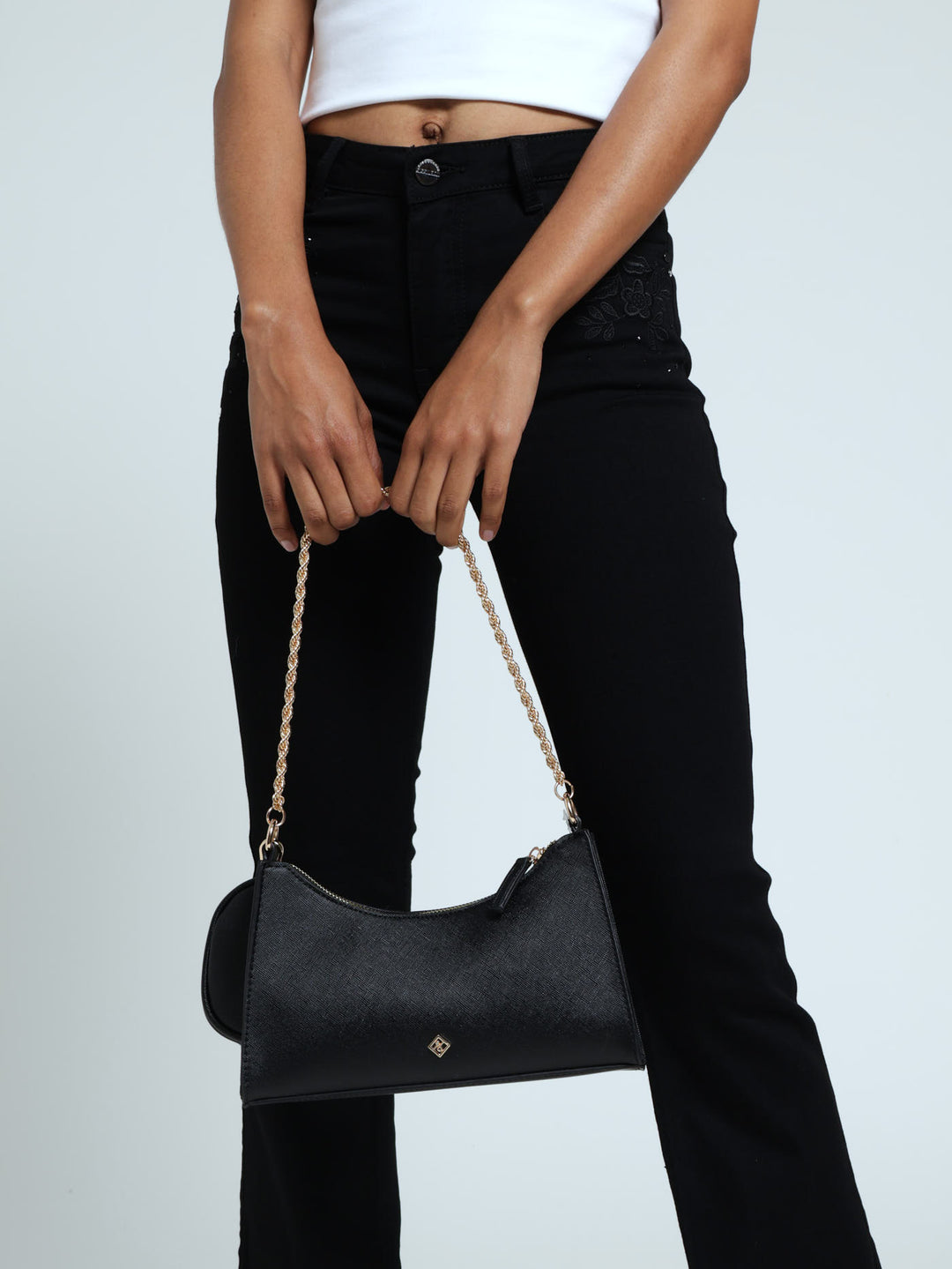 Adreddia Crossbody Bag - Black