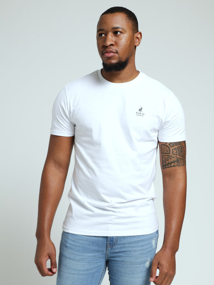 Logo Tee - White