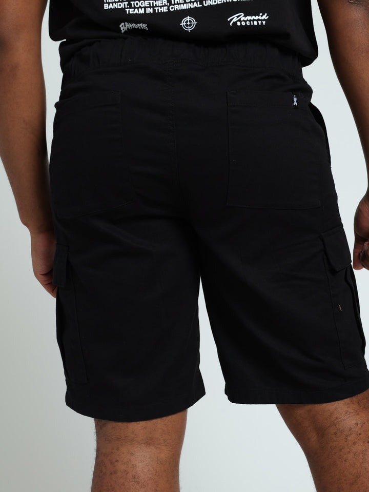 Cargo Pocket Short - Black