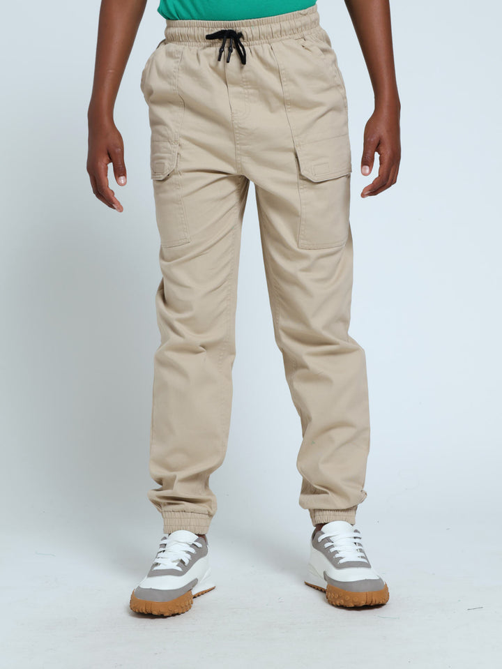 Safari Front Pocket Pants - Light Stone