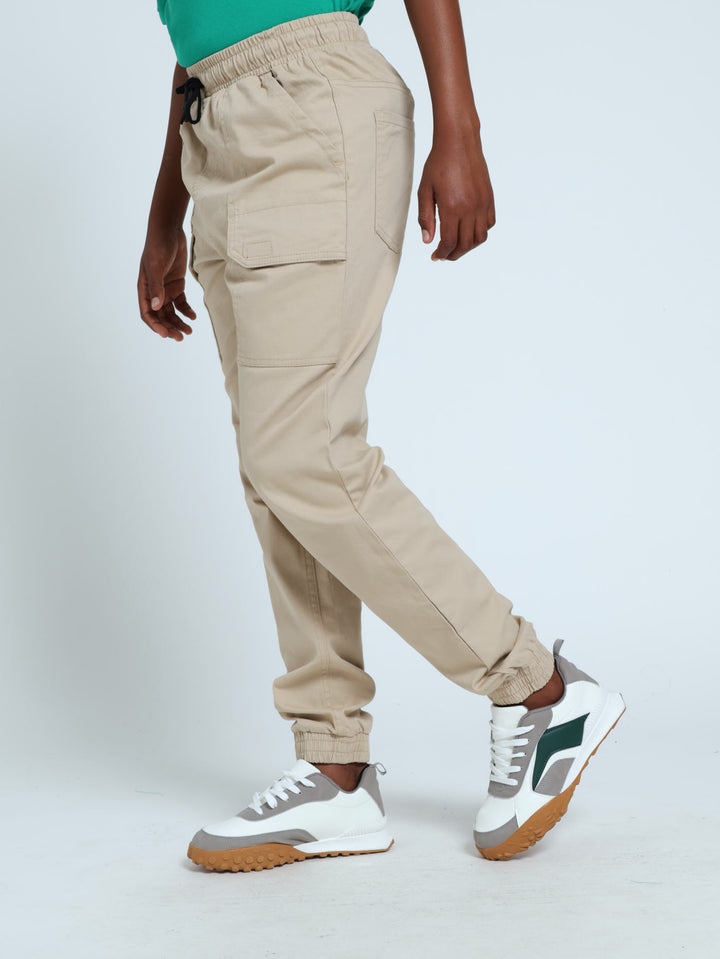 Safari Front Pocket Pants - Light Stone