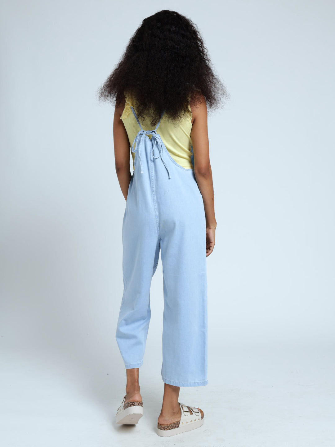 Denim Pocket Jumpsuit - Blue