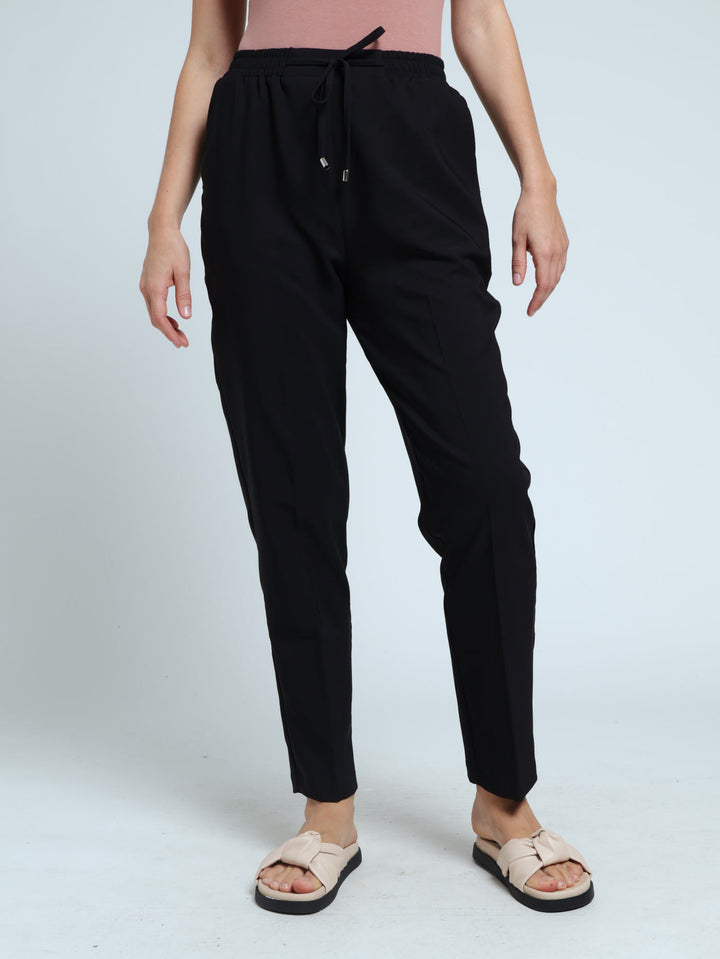 Crepe Pants - Black