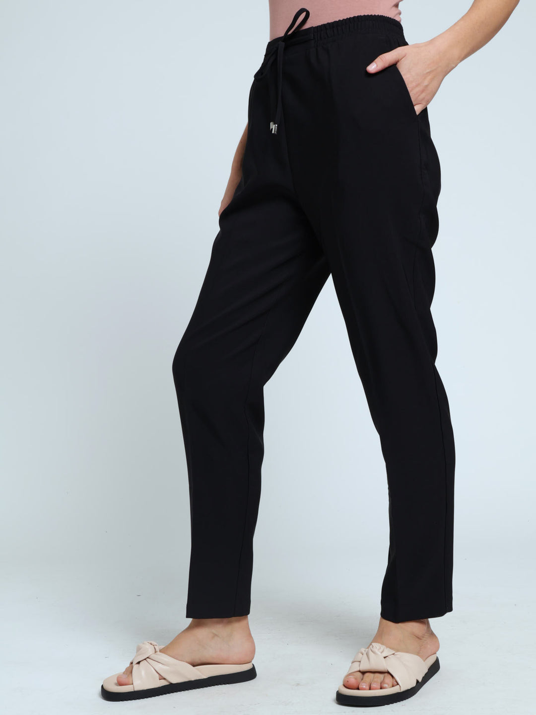 Crepe Pants - Black