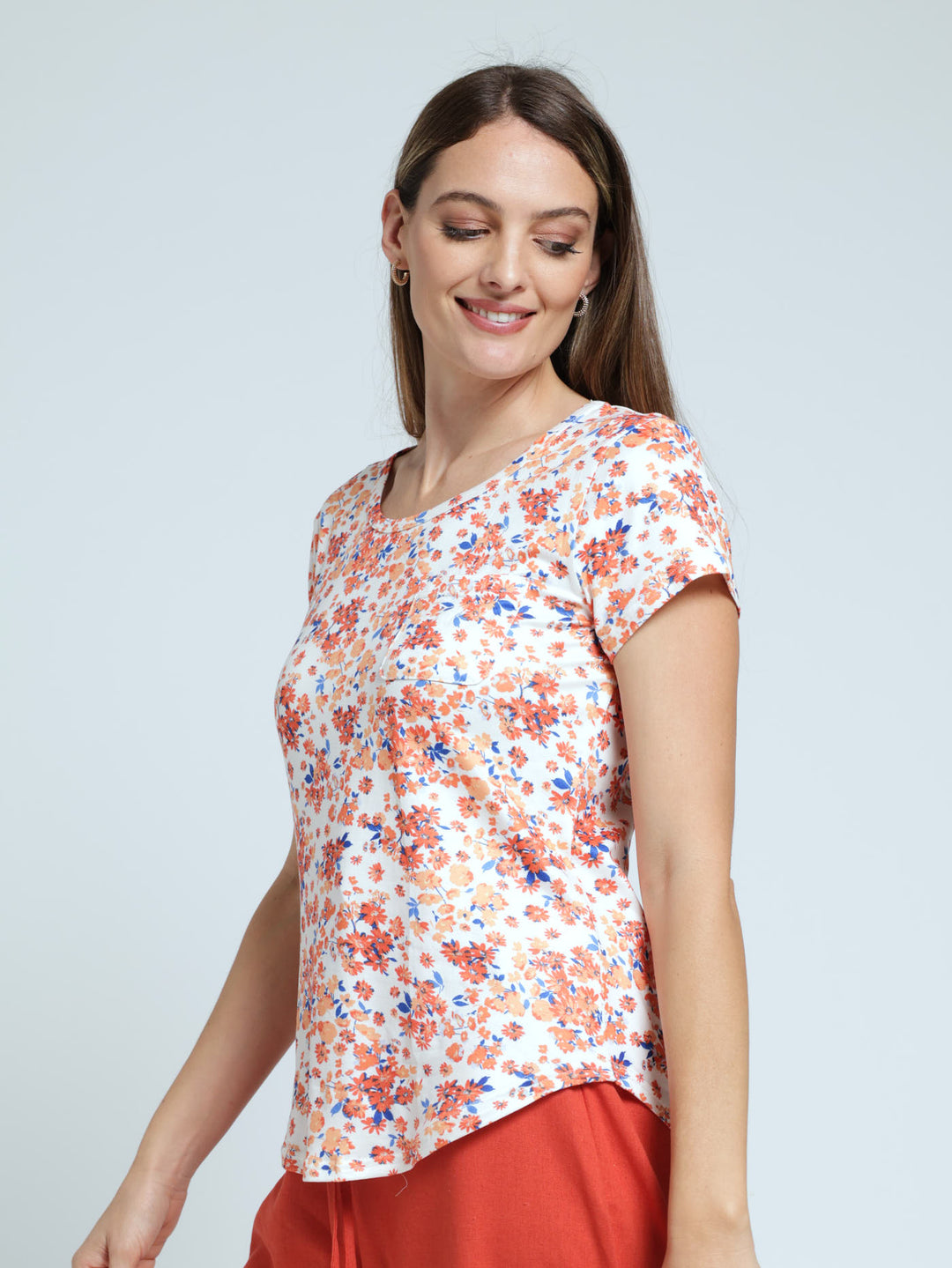 Ditsty Floral Pocket Tee