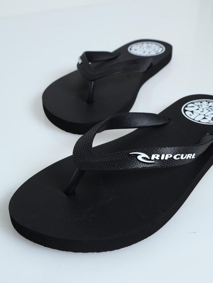 Icons Logo Flip Flops - Black