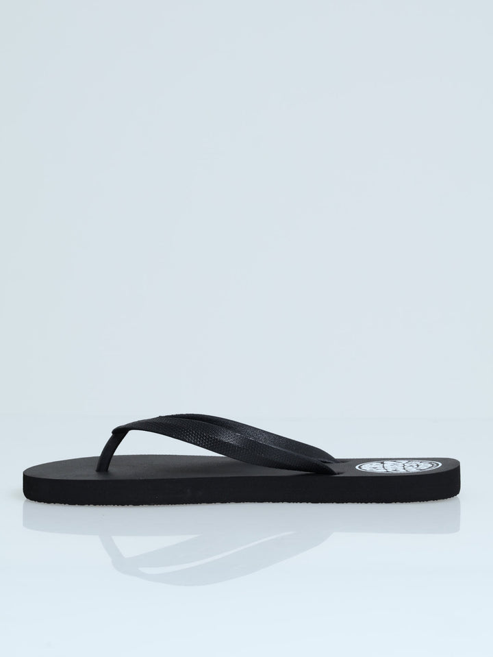 Icons Logo Flip Flops - Black