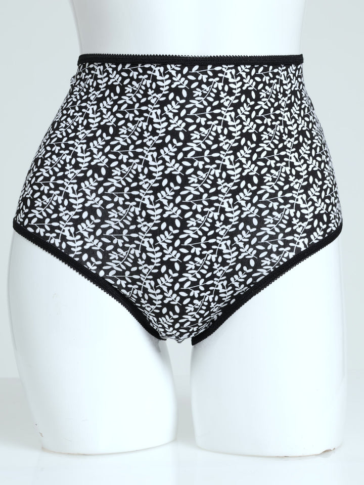 3 Pack Cotton Stretch Brief - Monotone Leaf/Charcoal Melange