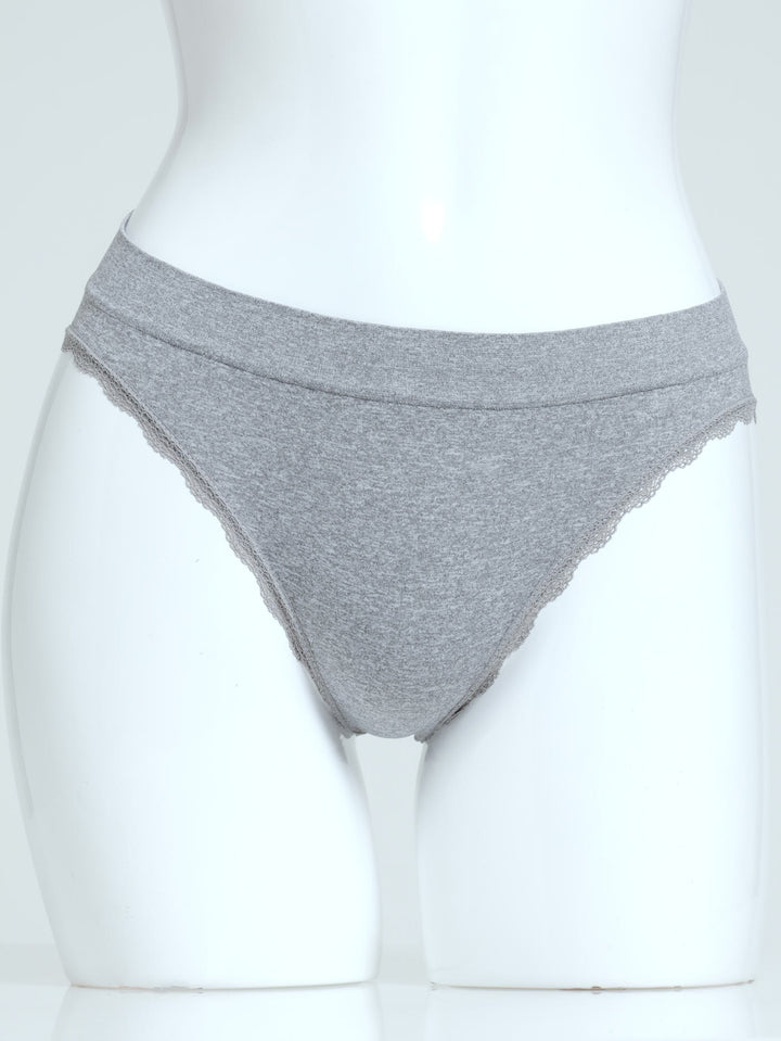 3 Pack Seamless Bikini - Lilas/Twilight Mauve/Grey Melange