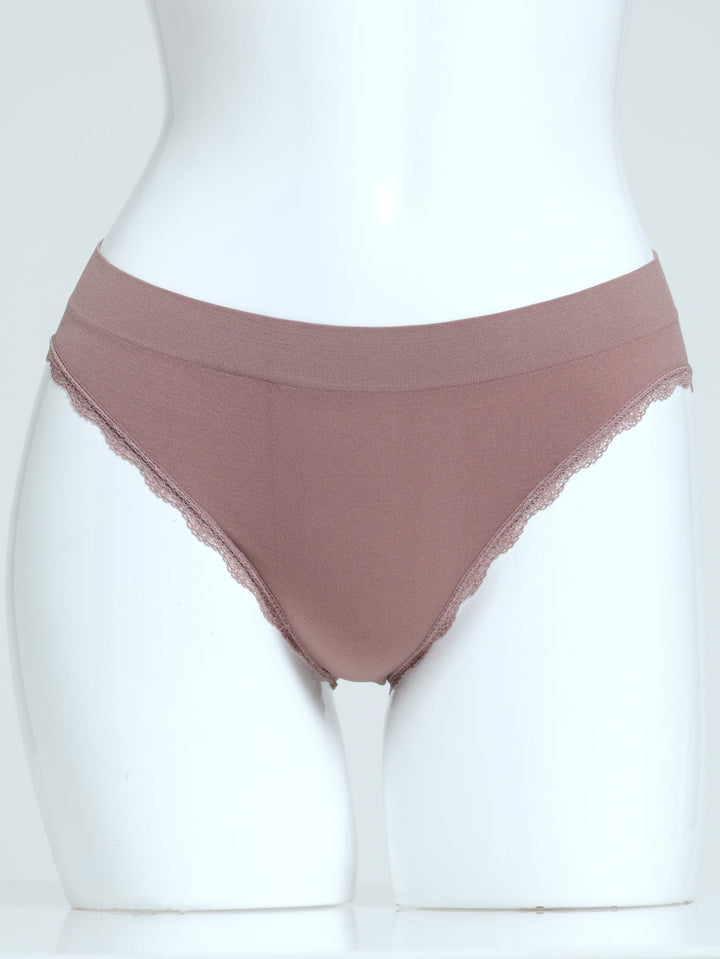 3 Pack Seamless Bikini - Lilas/Twilight Mauve/Grey Melange