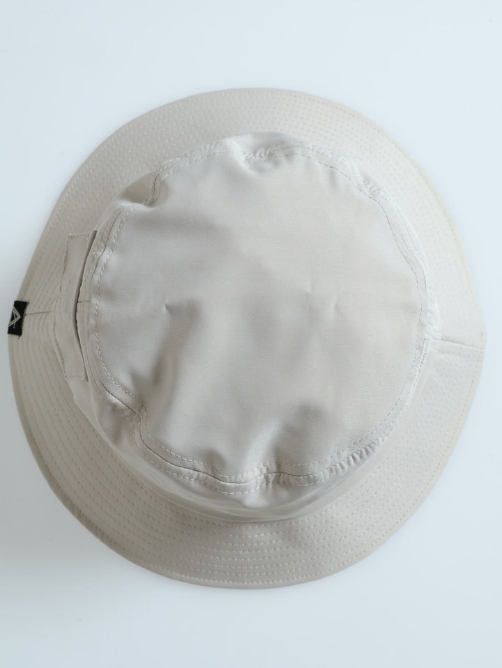 Side Pocket Bucket Hat - Cream