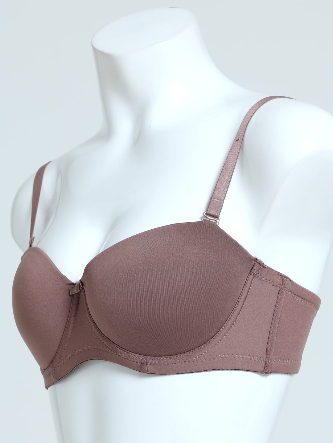 1-Up 2 Pack Multiway Bra - Mocha/Black