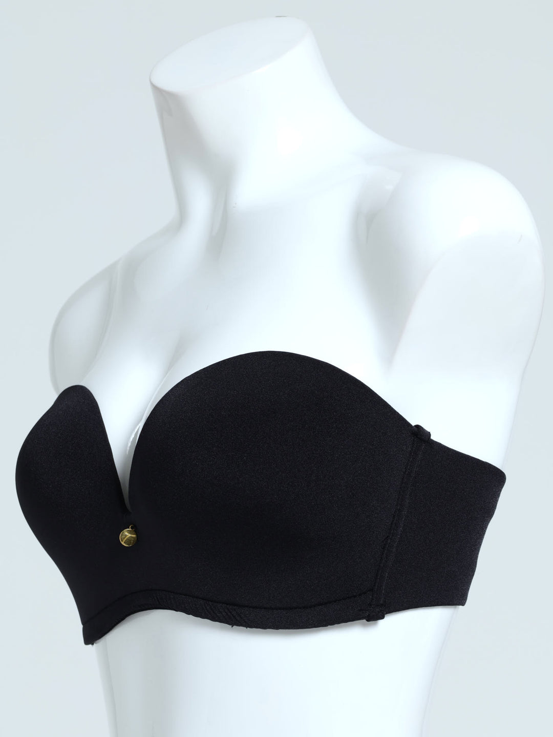 Strapless Plunge Bra - Black