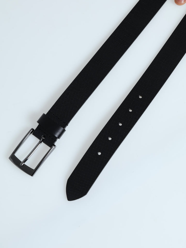 Bonded Leather Belt - Black