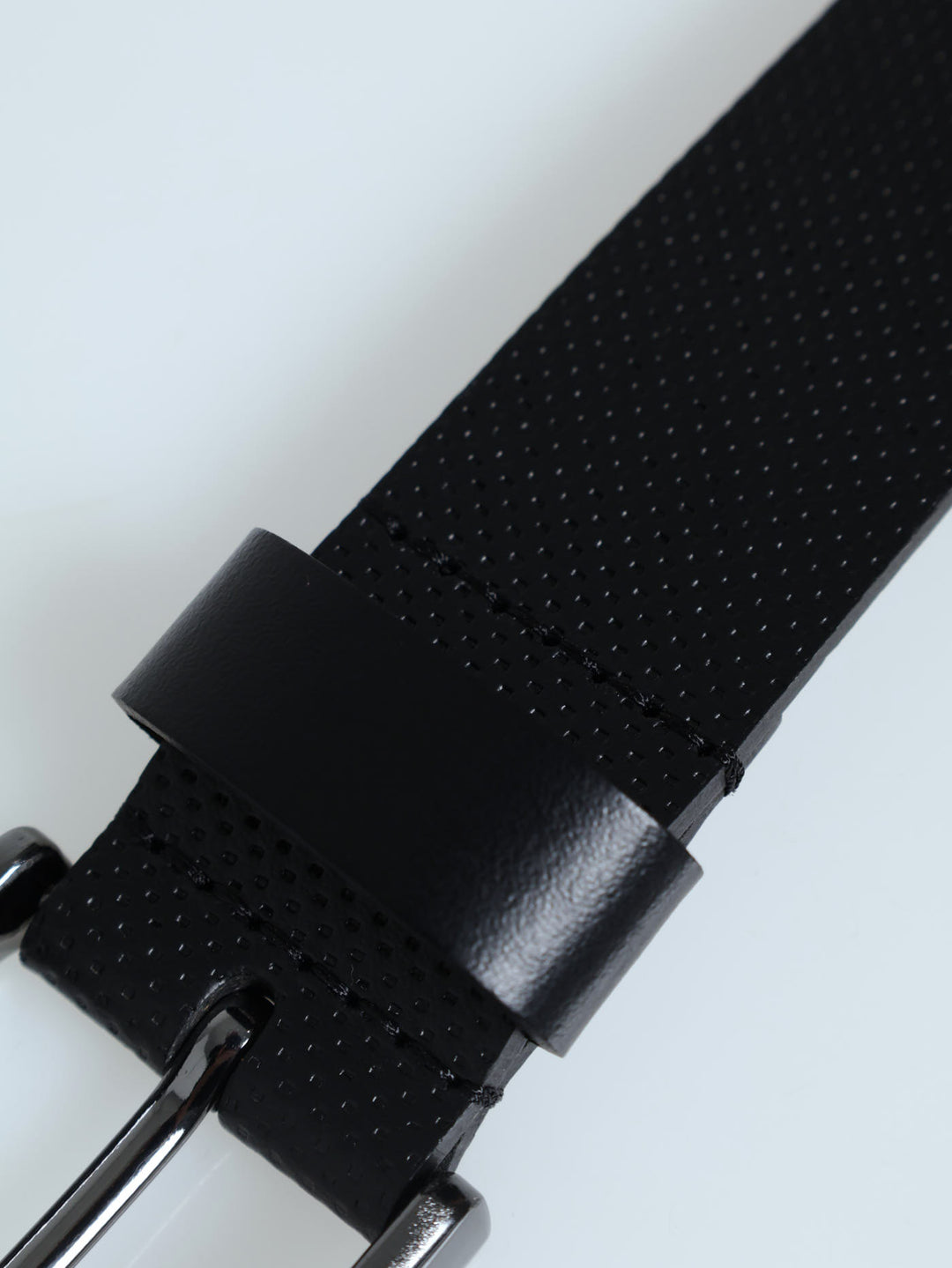 Bonded Leather Belt - Black