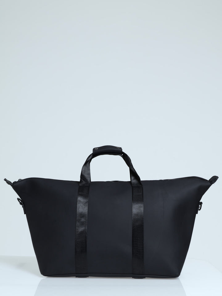 Rubberised Weekender Bag - Black