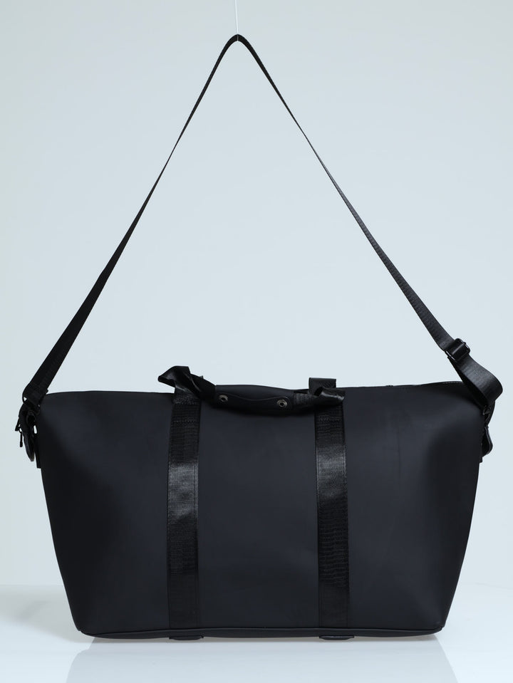 Rubberised Weekender Bag - Black