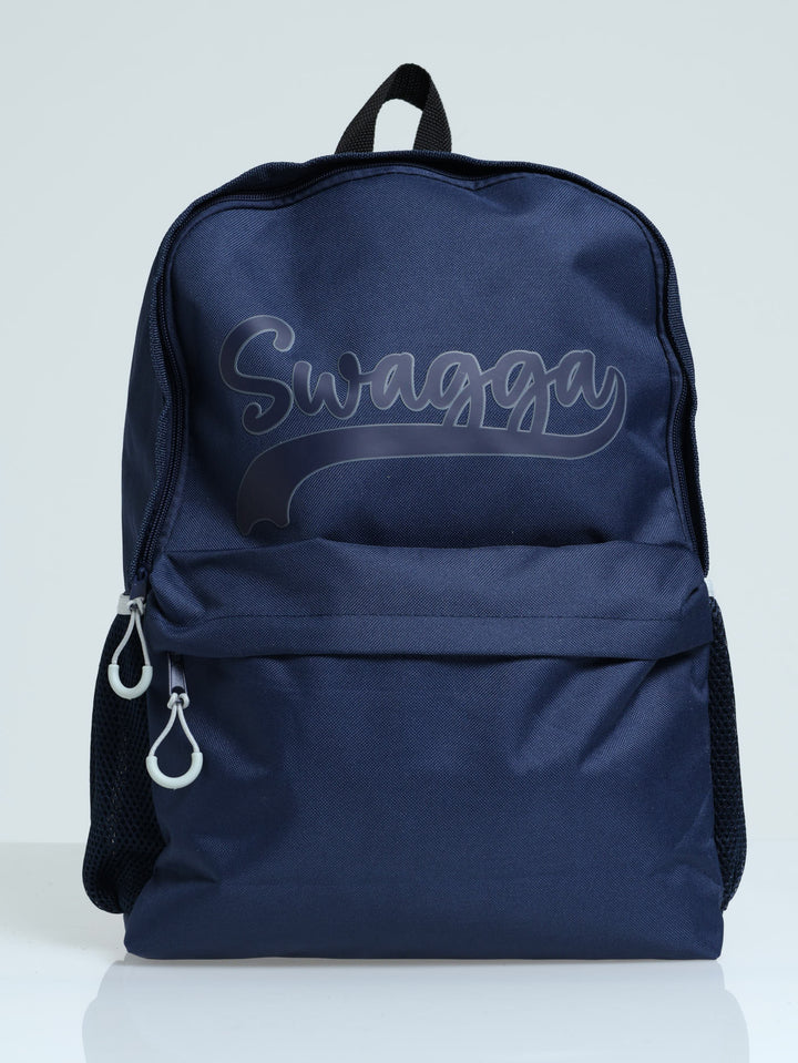 Mono Rubber Print Backpack - Navy