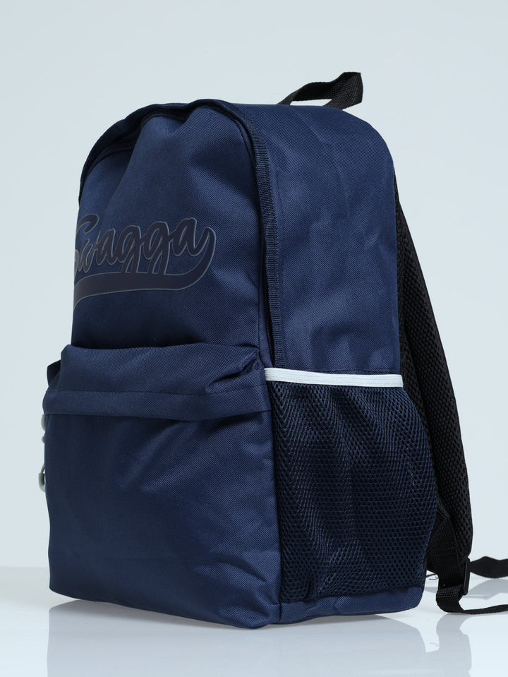 Mono Rubber Print Backpack - Navy