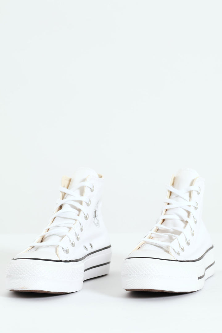 Chuck Taylor All Star Platform Canvas Sneaker - White