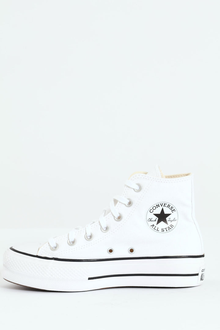 Chuck Taylor All Star Platform Canvas Sneaker - White