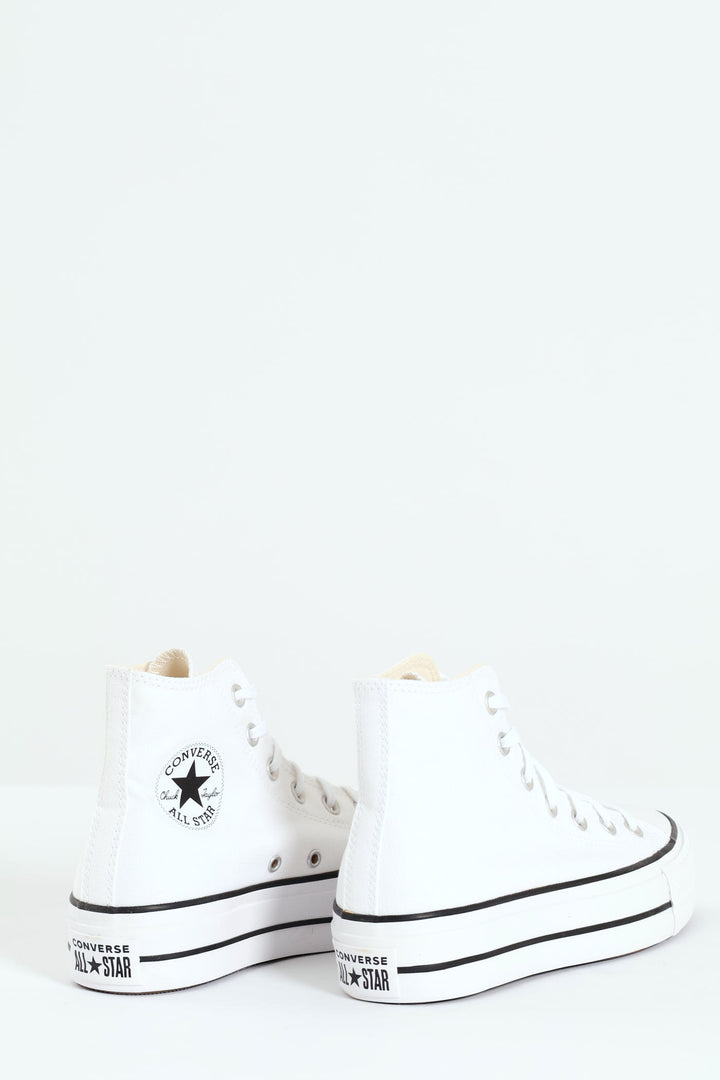 Chuck Taylor All Star Platform Canvas Sneaker - White