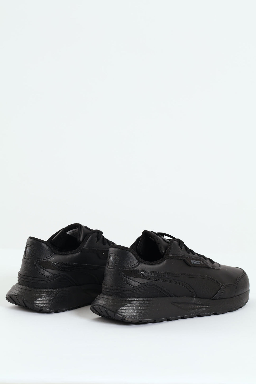 Runtamed Mono Lace Up Sneaker - Black