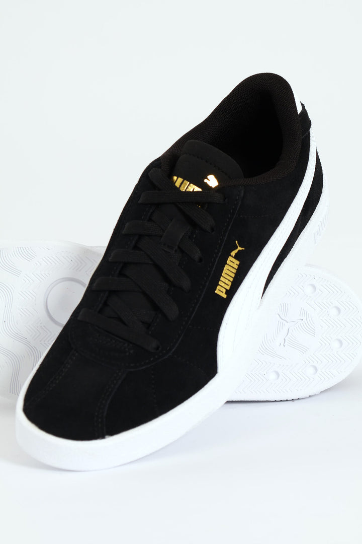 Club II Lace Up Sneaker - Black/White