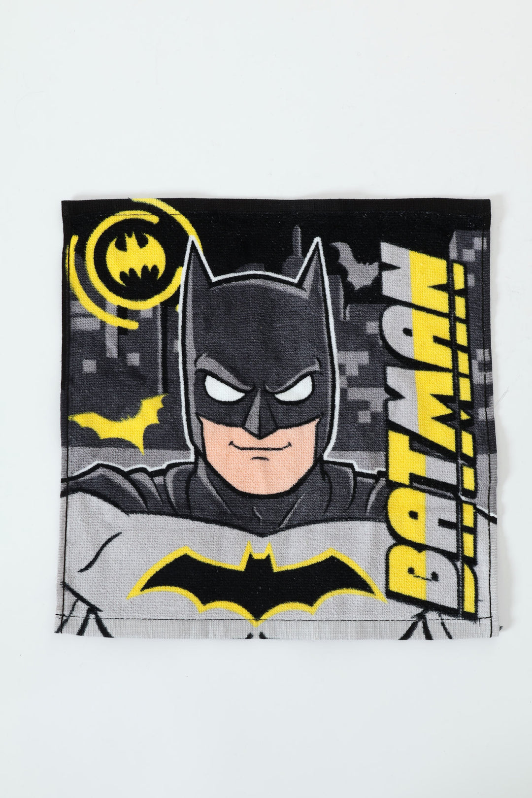 Pre-Boys Batman Face Cloth - Black